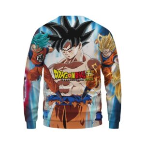 Goku Transformation Thunder Black Super Saiyan Sweatshirt
