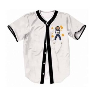 Boondocks Riley Gangsta Wearing Saiyan Amor 7 Dragon Balls Baseball Jersey