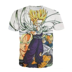 Dragon Ball Teen Gohan Super Saiyan Goku Vegeta Trunks Super Style T-Shirt