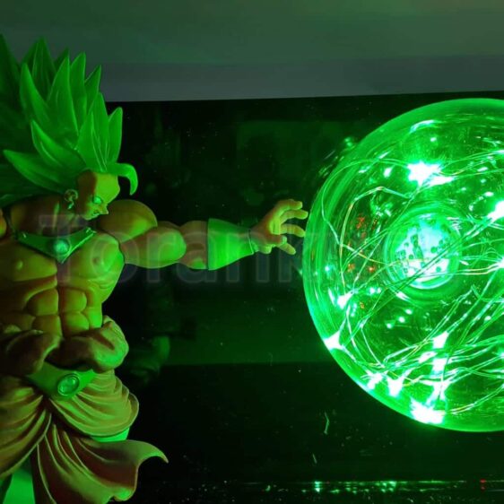SSJ3 Super Saiyan Broly VS Son Goku Battle LED Lamp Set
