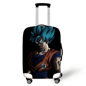 DBZ Son Goku Super Saiyan Blue Protective Luggage Cover
