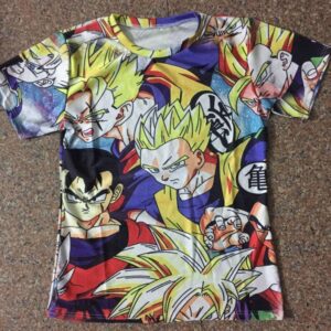 Classic Dragon Ball Z Cool Gohan Stylish 3D T-Shirt - Saiyan Stuff