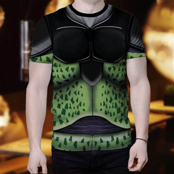 DBZ Body Armor Suit Of Bio-Android Cell Cosplay T-Shirt