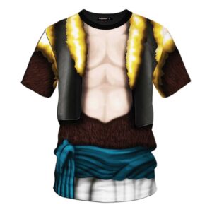 Dragon Ball Z Gogeta Super Saiyan Suit Cosplay T-Shirt