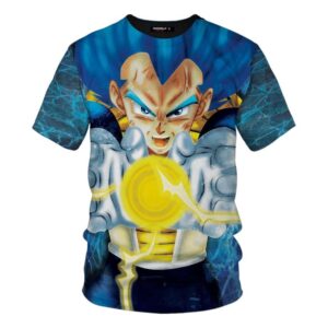 Dragon Ball Z Super Saiyan Vegeta Blue Hair Form T-Shirt