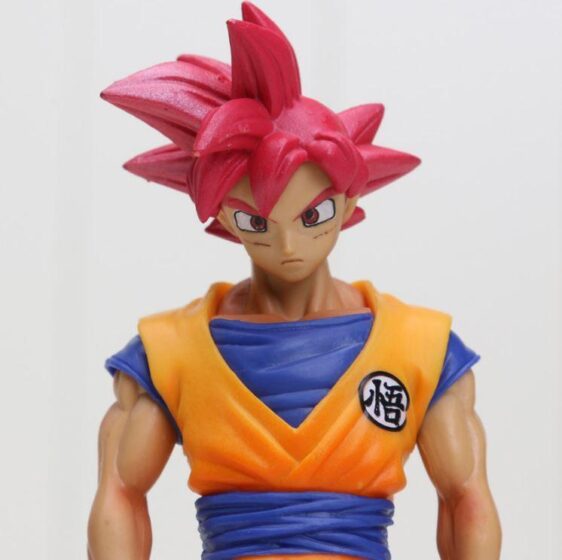 DBZ Son Goku Super Saiyan God Transformation Collectible Action Figure - Saiyan Stuff - 4
