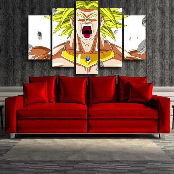 Dragon Ball Broly Super Saiyan 5pc Wall Art Decor Posters Canvas Prints Saiyan Stuff 1862