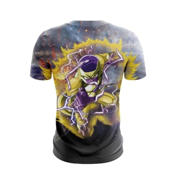 Dragon Ball Z Angry Frieza In His Golden Armor Form T-Shirt