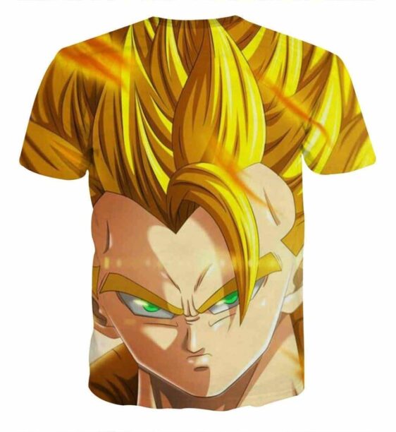Dragon Ball Z Gogeta Super Saiyan Warrior Power Full Print Streetwear Cool Design T-Shirt
