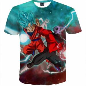 Dragon Ball Z Son Goku Versus Jiren The Gray Supreme T-Shirt