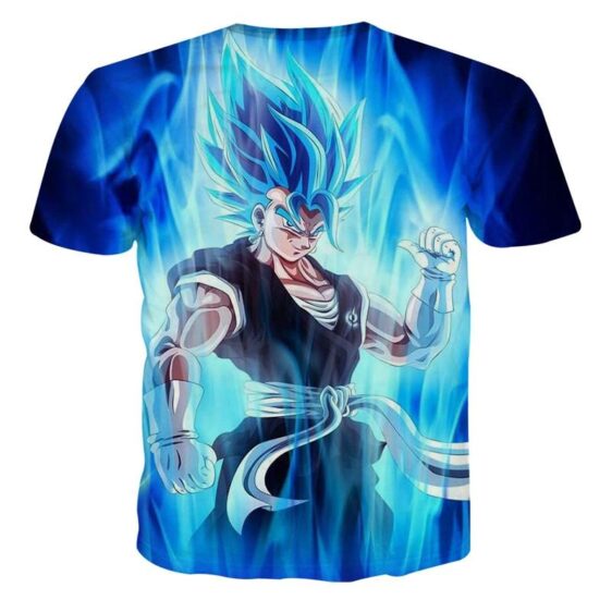Dragon Ball Z Super Saiyan Vegito Blue Charge Aura T-Shirt