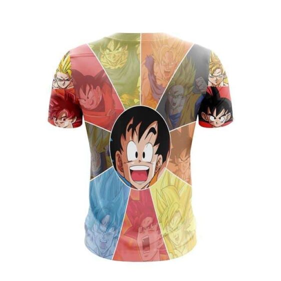 Dragon Ball Z The Fabulous Kid Goku FanArt Design T-Shirt