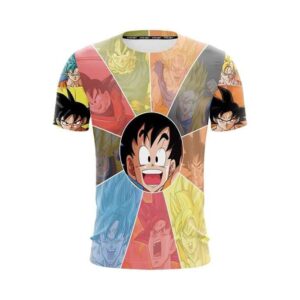 Dragon Ball Z The Fabulous Kid Goku FanArt Design T-Shirt