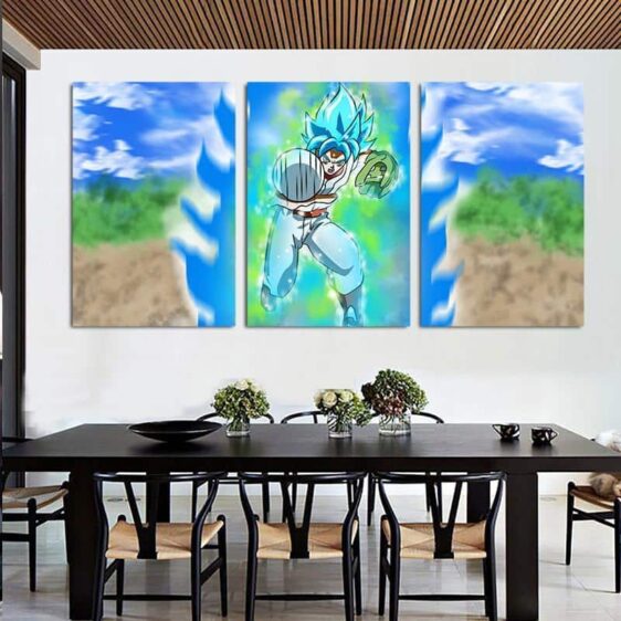 Dragon Base Ball Goku Pitcher Design 3pc Canvas Prints Wall Art Prints