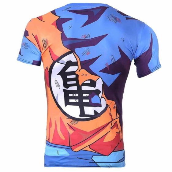 Goku Uniform Outfit Battle Damaged Workout Compression 3D T-Shirt