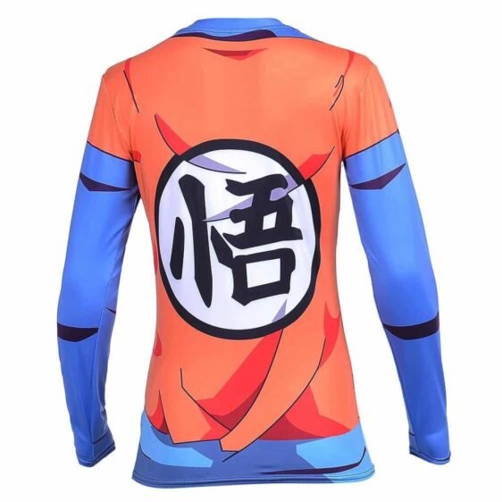 King Kai Training Go Symbol Goku Long Sleeves 3D Women T-Shirt