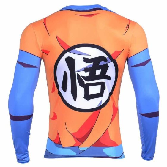 King Kai Training Goku Symbol Long Sleeves 3D Compression T-shirt