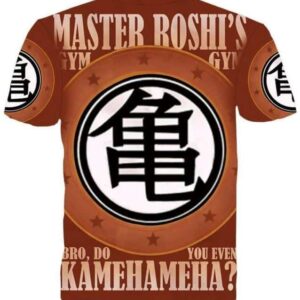 Master Roshi Gym Bro Do You Even Kamehameha Funny DBZ T-Shirt - Saiyan Stuff