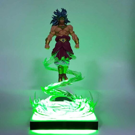 DBZ Legendary Super Saiyan Broly Fantastic Green Aura DIY 3D Light Lamp