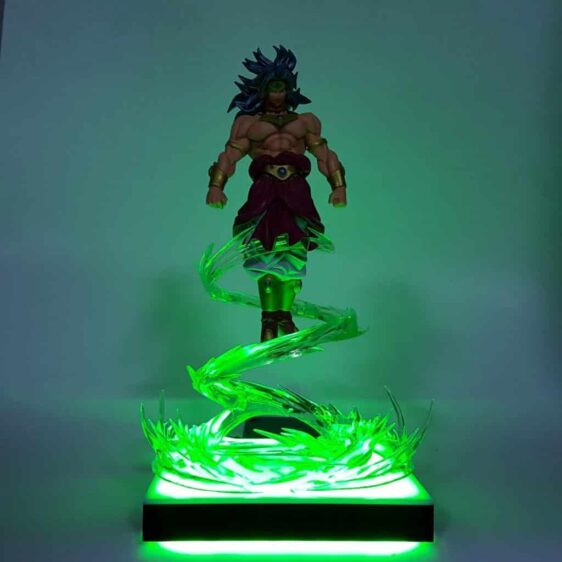 DBZ Legendary Super Saiyan Broly Fantastic Green Aura DIY 3D Light Lamp