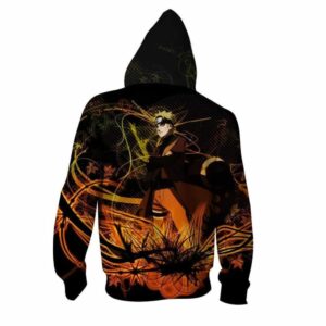 Cool Naruto Crossing His Arms Dope Fashion Zip Up Hoodie