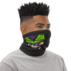 Dragon Ball Z Perfect Cell Art Face Covering Neck Gaiter