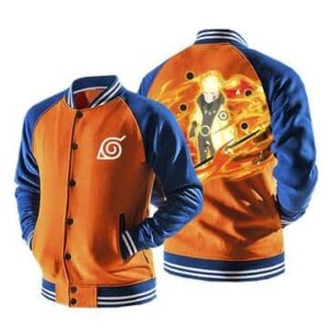 Naruto Uzumaki Six Path Sage Mode Form Orange Baseball Jacket