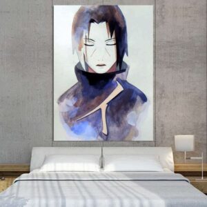 Naruto Anime Uchiha Itachi Painting Portrait 1pc Wall Art