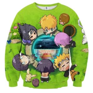 Naruto Character Cute Chibi Style Full Print Sweatshirt