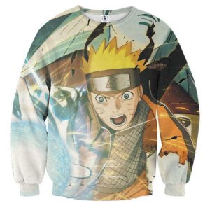 Naruto Fight Kaguya Rasengan Streetwear Design Sweatshirt