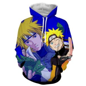 Naruto Japan Anime His Father Protective Amazing Hoodie