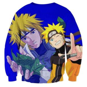 Naruto Minato Like Father Like Son Cool Manga Sweatshirt