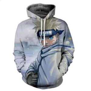 Naruto Ready For Battle Land Of Snow Amazing Anime Dope 3D Hoodie
