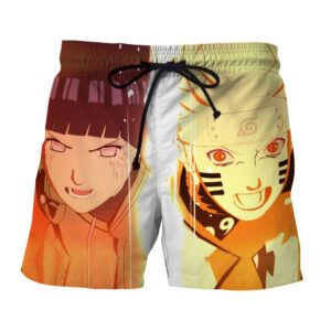 Naruto Sage Mode Hinata Ultimate Ninja Storm Vibrant Shorts