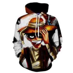 One Piece Pirate King Monkey D Luffy Dark Awesome Hoodie