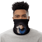 DBZ Shallot Awesome Art Black Face Covering Neck Gaiter