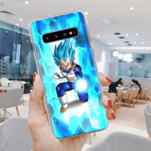 DBZ Vegeta Super Saiyan Blue Samsung Galaxy S10 Case