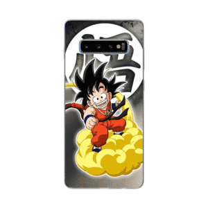Happy Kid Goku on Cloud Samsung Galaxy S10 Case