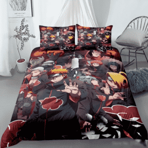 Naruto Shippuden Akatsuki Shinobi Members Bedding Set