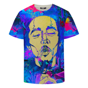Bob Marley Trippy Nature 420 Marijuana Weed T-Shirt