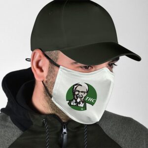 THC The High Club KFC Inspired Smoking Blunt Face Mask