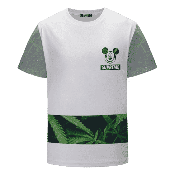 Mickey Mouse Supreme Marijuana Hemp Weed 420 T-Shirt