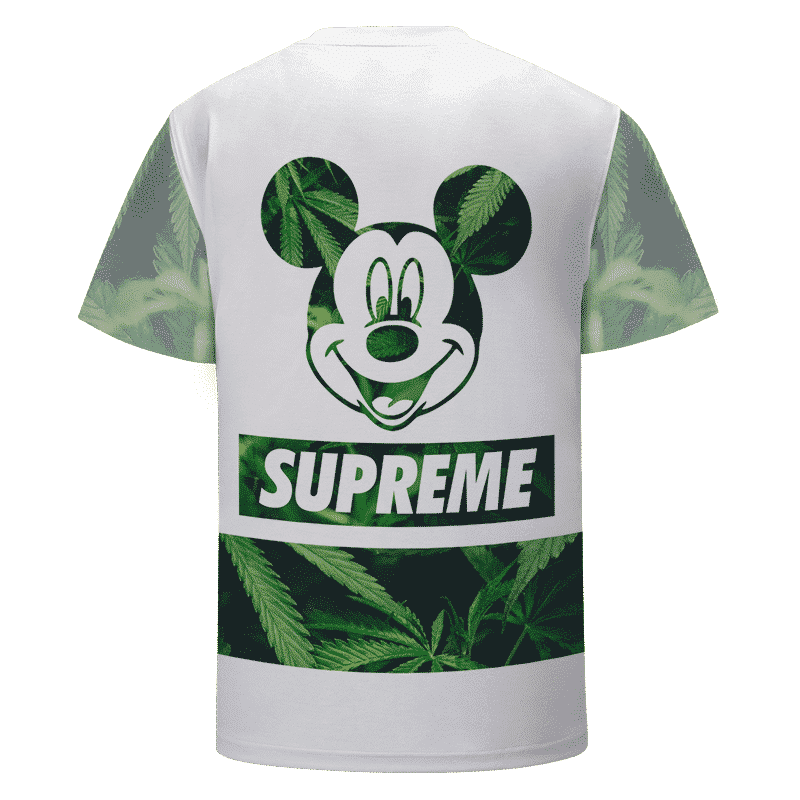 mickey mouse smoking weed t shirt