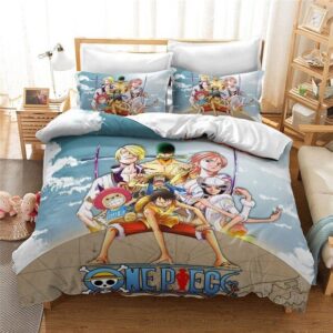 One Piece Straw Hat Pirates First 7 Members Bedding Set