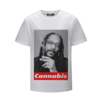 Smoking Snoop Dogg Portrait Supreme Parody Cannabis T-Shirt