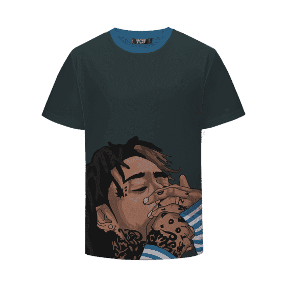 Whiz Khalifa Hits A Blunt Dope Minimalist 420 T-shirt