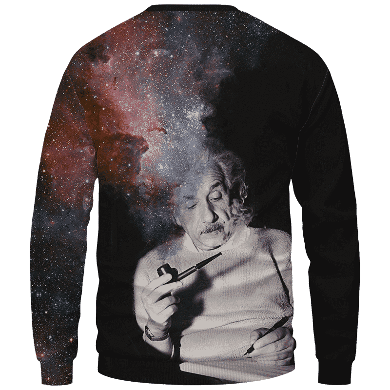 albert einstein smoking shirt