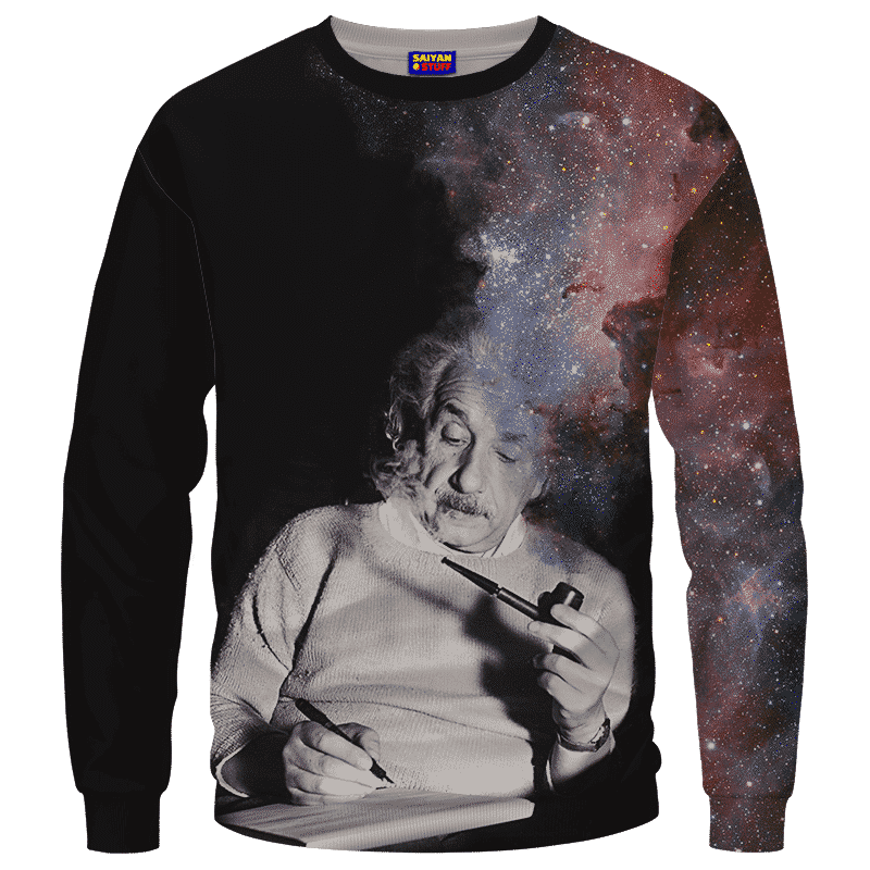 albert einstein smoking shirt