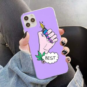 BFF Purple Best Buds Lighter Smokes iPhone 12 Cover