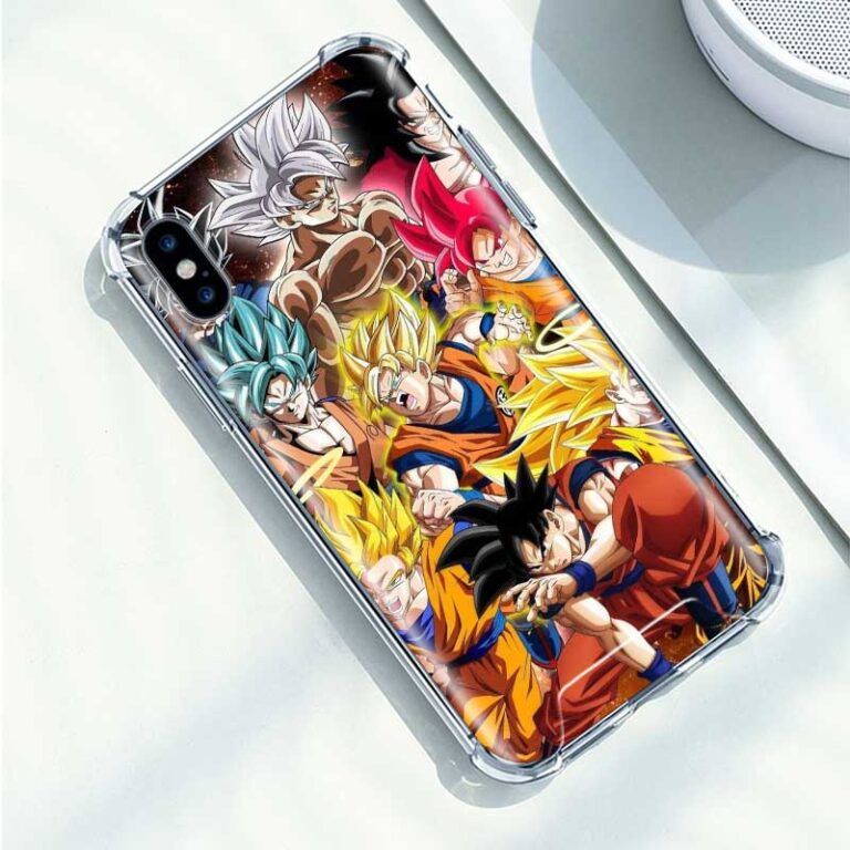 Dragon Ball Badass Goku Forms iPhone 12 (Mini, Pro & Pro Max) Case ...